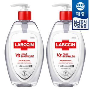 [애경] 랩신 V3 손소독제 새니타이저 겔 본품 500ml x2개