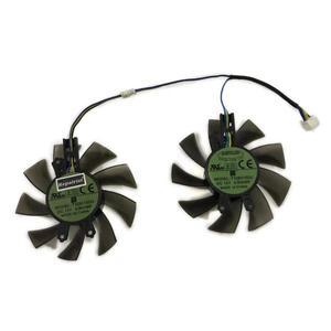 GPU VGA 쿨러 T128015DU 비디오 카드 선풍기 KUROUTOSHIKOU GTX 1650 4GB GTX1060 OC 3gb 세트당 2개