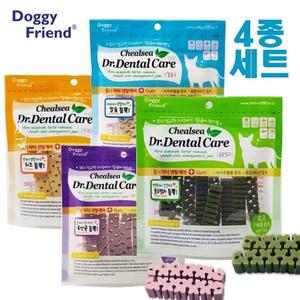 애완동물용품 닥터 덴탈케어 100g 4종 콤보세트 (WACCBF6)