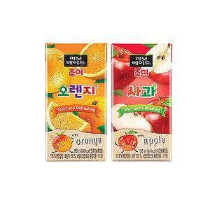 미닛메이드 조이 오렌지 사과 195ml  32팩