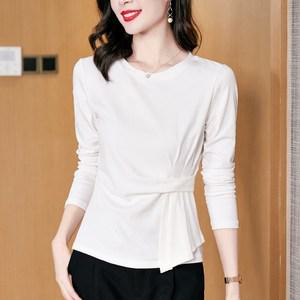 여성 라인 긴팔 댄스복 상의 빅사이즈