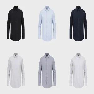앤드지 24 F/W  트리코트 슬림핏 드레스 셔츠B22F5NWDH1201