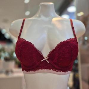 [예스] DP02 여성 와인레이스 와이어브라 여자 편한 속옷 브래지어 커플 예쁜 밴드 (S28495620)