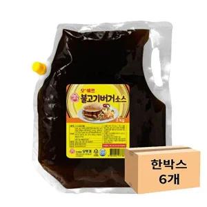 [오뚜기]오뚜기 오쉐프 불고기버거소스 2kg x 6개