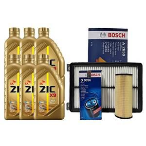 SK지크 올뉴카니발 디젤 지크 X9 LS 5W30 엔진오일+필터 세트 0096-2659
