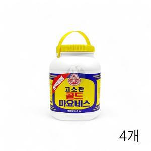 [MENPGTNN_52EN]마요네즈 은박 X 대용량 벌크 3.2Kg 4개