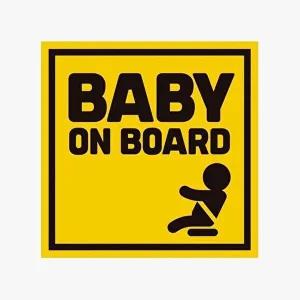 [셀러허브 패션][JHQRNLGG_4B]BABY BOARD4 반사 자석 자동차스티커