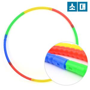 다이어트 홈트 조립식 컬러 플라스틱 훌라후프