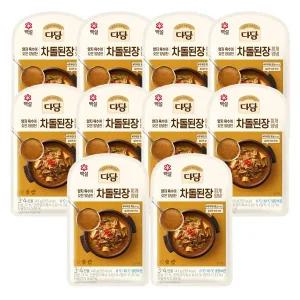 [하프클럽/CJ제일제당]백설 다담 차돌된장찌개양념 145g x10개