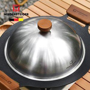 [서울리빙]바겐슈타이거 스텐 그리들 레스팅 돔커버 28cm (실버)