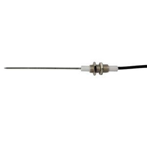 가스 오븐 히터 범용 스레드 점화 바늘 6.4mm 세라믹 전극 플러그 와이어 900mm 2.8x0.5 플랫 터미널 포함