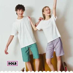 [솔브] 커플 반바지 단품 SEP2556F SEP2556M_W
