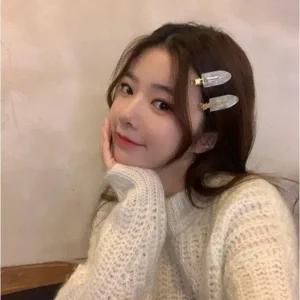 5P세트 투명 잔머리 정리 백스테이지 고정핀 자국없는 헤어 클립 메이크업 집게핀