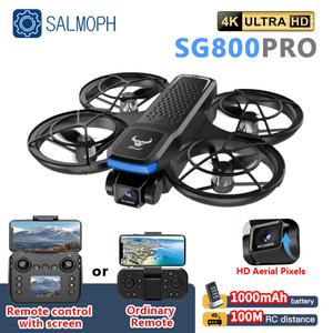 촬영용드론 ZLL SG800 PRO 미니 드론 듀얼 카메라 4K HD 공중 항공기 스크린 원격 360  플립 브러시리스 모
