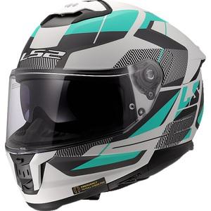 LS2 오토바이 풀페이스헬멧/투어링헬멧/LS2 FF808 STREAM II ROAD MATT CYAN LIGHT GREY