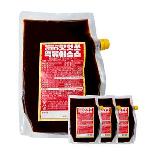 [맛잇쏘]떡볶이 소스 오리지널 1kg 4개 실온보관/대용량