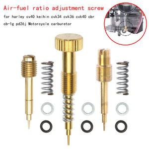 Harley cv40 keihin cvk34 cvk36 cvk40 cbr cb 1g pd26j 오토바이 카브 1pcs 기화기 공기 비율 조정 나사