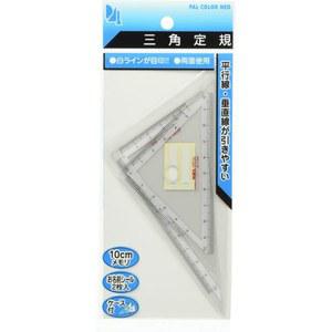 삼각자 10cm 3조 세트 네오 컬러