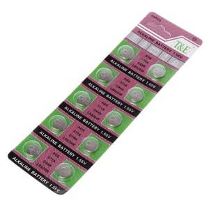 10PCS 알카라인 배터리 AG6 1.55V 버튼 코인 셀 371 SR920SW LR920 SR927 171 370 L921 LR69 SR920 시계 B8