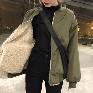 여성봄점퍼 간절기 아우터 가을 야상 여자 자켓 긴팔 잠바