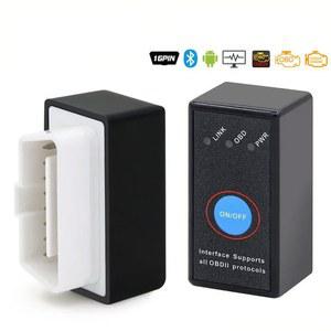 OBD2 코드 리더 없음 도구용 없음 스위치 자동 끄기 V2 ELM327 Android 블루투스 스캔 스캐너