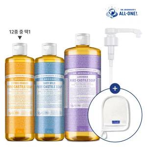 닥터브로너스 퓨어 캐스틸 솝 스페셜 단독구성(총 1900ml 용량)