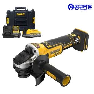 디월트 DCG4051S1T 충전 그라인더 20V 3.5Ah 1팩 125mm 슬라이드스위치 BL 티스텍케이스포함
