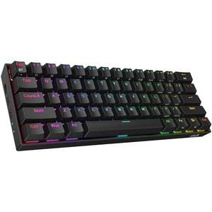레드라곤 K530 프로 드라코닉 60% 무선 RGB 기계식 키보드, BT/2.4Ghz/와이어드 3-모드 61 키 컴팩트 게이밍 키보드(핫 스왑 소켓, 프리 모드 플레이트 장착 PCB 및 선형 레드 스위치 포함)