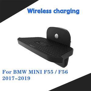 자동차 대시보드 거치대 고속 무선 충전기 액세서리 부품 BMW 호환 미니 소형 쿠퍼 S 해치 F55 F56 - 용 부