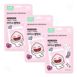 카카오프렌즈 아이스겔밴드 어피치 18매입 3개