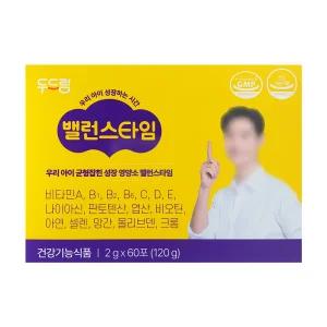 두드림 밸런스타임 2g x 60포 1개 (1개월분) 키즈 어린이 종합비타민