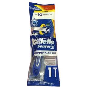Gillette 면도기 센서3 제모기 면도기 엑스트라 컴포트