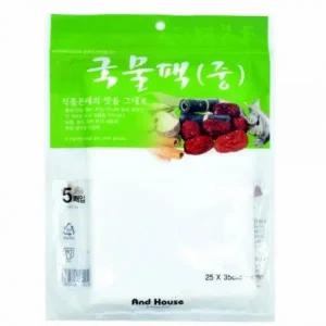 일회용 HEQK3571 위생 국물팩 다시백 중 5매입 육수망 다시망