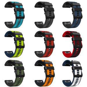 Garmin Epix Gen 2 용 Quickfit 22/26mm 스마트 시계 Fenix 6 6X Pro 7 7X 5 5X Plus Epix Pro 팔찌 밴드