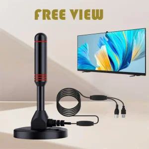 UHD안테나 TV 실내 지상파 수신기 증폭기 HDTV 안테나 VHFUHF dab DVB-T DVB-T2 보기 스마트