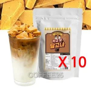 학교앞 수제 달고나 1kg x 10개