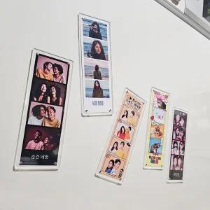 느낌상점 아크릴 액자 붙이는 자석아크릴자석액자 포토액자 탁상용액자 탁