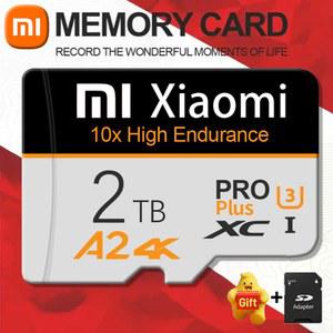 샤오미 호환 2TB 1TB 메모리 카드 Class10 A2 마이크로 TF SD 128GB 256GB 512GB 카메라 Nintendo 스위치 용 Cartao De Memoria