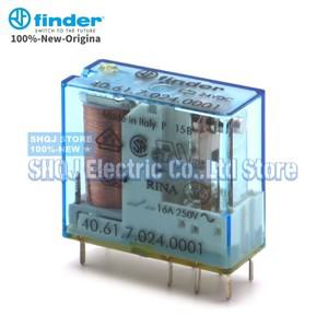 Finder 100%-신제품 릴레이, 40.61S 24VDC 16A 250V 8PIN 1CO 정품, 40.61.7.024.0001, 1 개