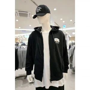 NBA PHX 스몰 아치로고 루즈핏 후드집업 N241Z8021P BLACK 19