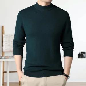 가을 니트 남자 겨울 반목 이너 목폴라티 반폴라티 하프넥 본목