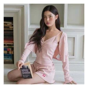 [3종 구성] 도로시와 슬리피 펀칭 파자마 세트