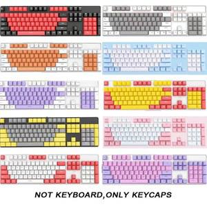 104pcs ABS 범용 기계식 키보드 체리 MX 교체 인체 공학적 OEM 백라이트