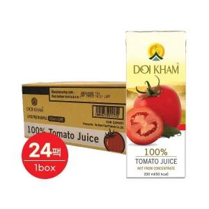 도이캄 100% 착즙 토마토주스 (200ml x 24팩)