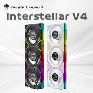 120mm PC 스크린 체인 5V 3핀 싱크 초저소음 쿨링 게이밍 Jungle Leopard Interstellar V4