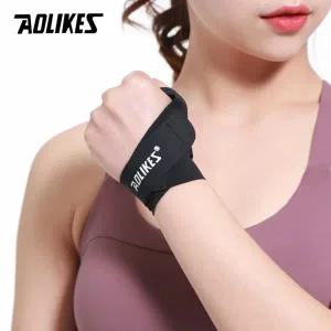 AOLIKES 1PCS 손목 밴드 손목 받침대 지원 스트랩 밴드 랩 부목 골절 터널 스포츠 염좌