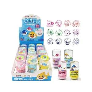 [셀러에이드]상어가족+핑크퐁 워터볼 토이스탬프 랜덤 1개