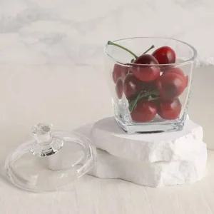 유리 보석함 소품 보관함 반지 귀걸이 유리함 2P 유리보석함 크리스탈보관함