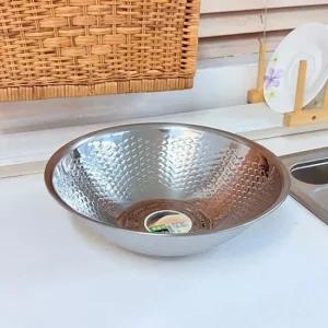 27.5cm 2호 스텐 쌀함박 쌀바가지 세척볼 바가지 쌀항아리 쌀보관통 잡곡보관통 곡물보관