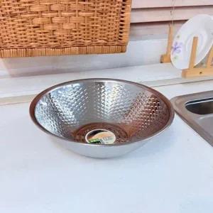 1호 쌀함박 25.5cm 스텐 쌀바가지 세척볼 바가지 쌀항아리 쌀보관통 잡곡보관통 곡물보관
